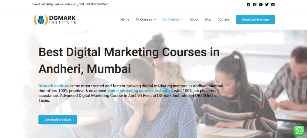DGmark Institute Andheri - Digital Marketing Courses in Andheri, Mumbai